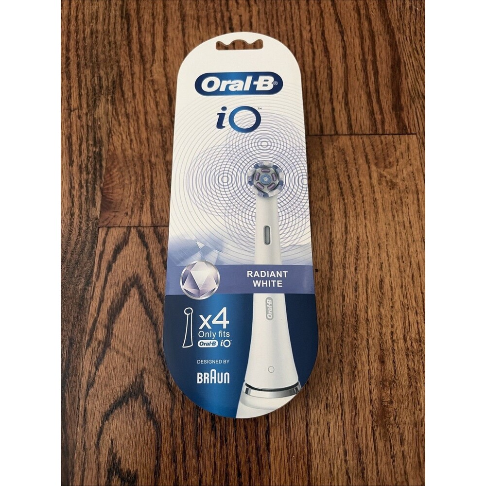 New Oral-B iO Ultimate Clean Replacement Brush Head white 4 Pack